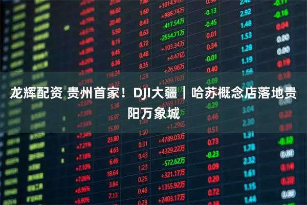 龙辉配资 贵州首家！DJI大疆｜哈苏概念店落地贵阳万象城